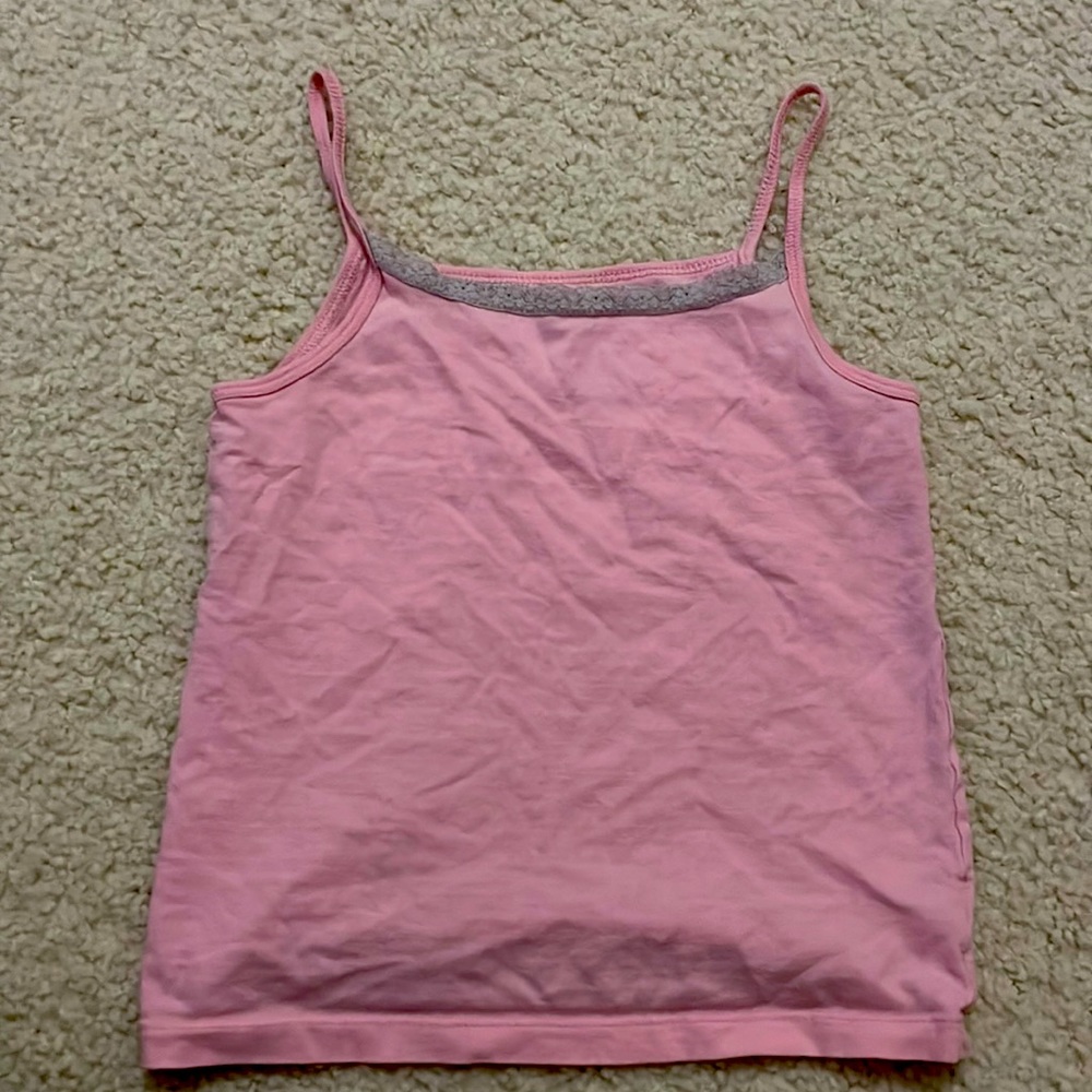 Baby Pink Lace Tank